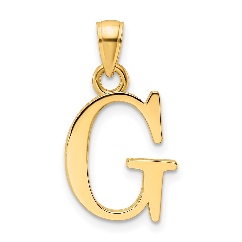K9810G.jpg 14K Polished Letter G Pendant - Image 1