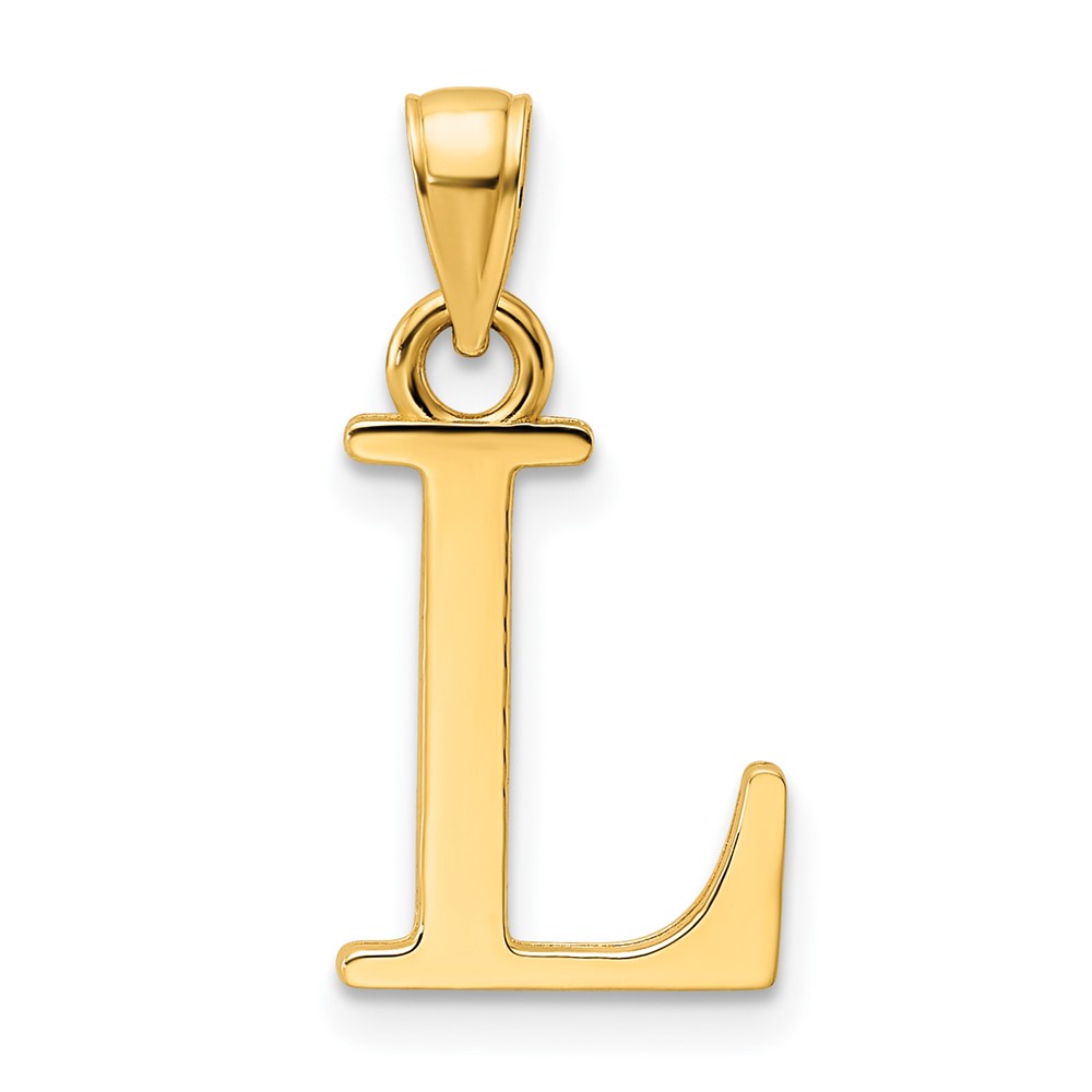 K9810L.jpg 14K Polished Letter L Pendant - Image 1