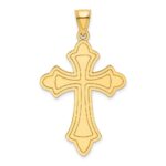 14k Polished Cross Pendant