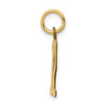 14k Small Elongated Number 12 Charm - Image 2