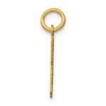 14k Small Elongated Number 48 Charm - Image 2
