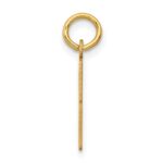 14k Small Elongated Number 83 Charm - Image 2