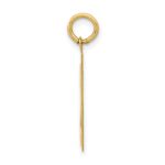 14k Medium Polished Number 21 Charm - Image 2