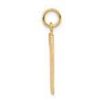 14k  Large Polished Number 1 Charm - Image 2