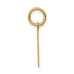 14k Small Polished Number 1 Charm - Image 2