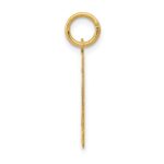 14k Small Polished Number 21 Charm - Image 2