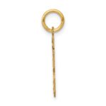 14k Small Satin Number 13 Charm - Image 2