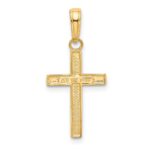 14k Small Cross Pendant - Image 3