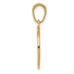 14k Polished Solid Saint Joseph Medal Round Charm - Image 2