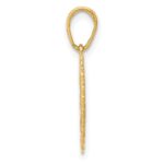 14k Reversible FOR MY DAUGHTER / YOU ARE MY PRIDE AND JOY Heart Pendant - Image 2