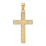 14k Rope Cross Pendant - Image 3