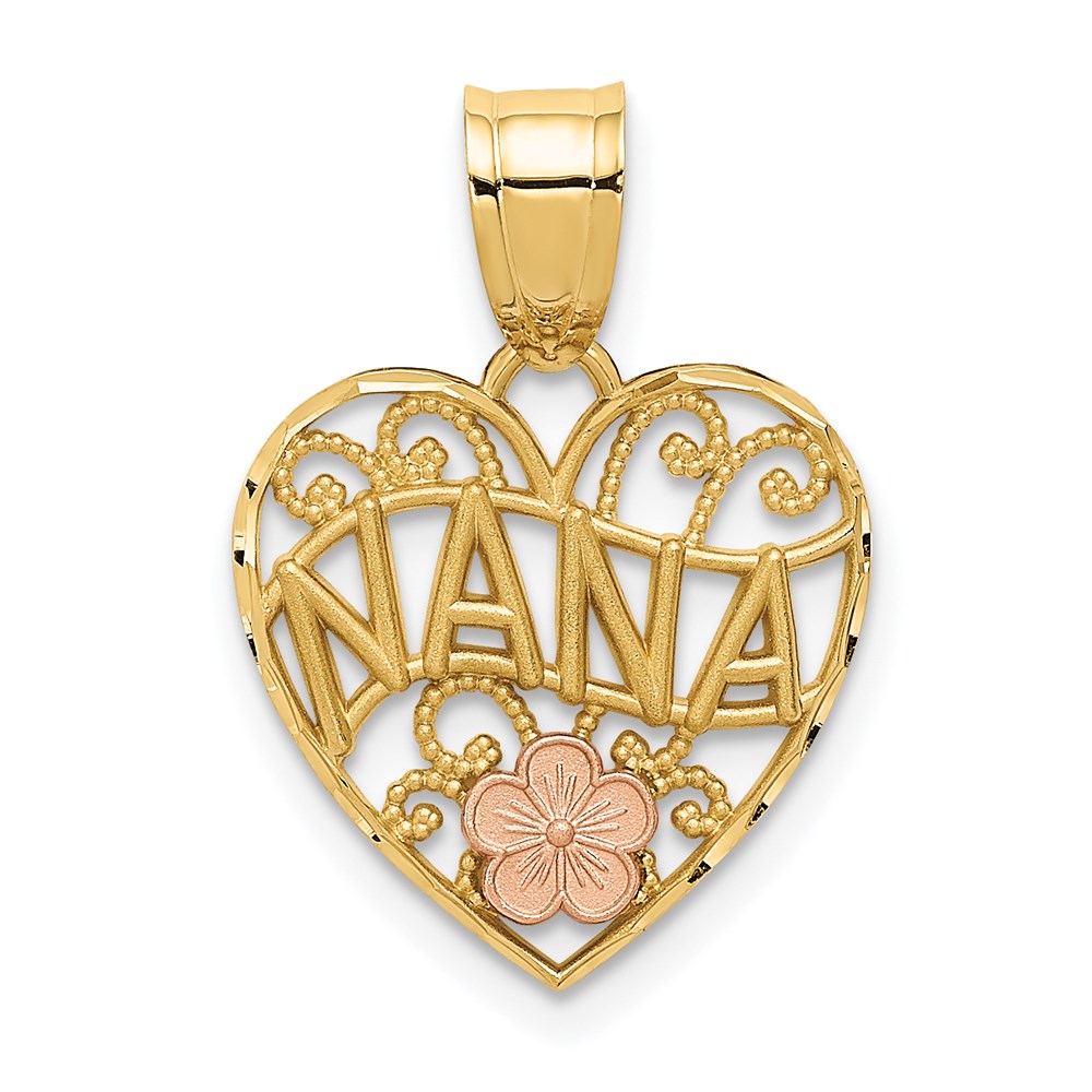 M2692-1.jpg 14k Two-tone NANA Heart Pendant - Image 1