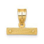 14k Medium Diamond-cut Top Charm - Image 3