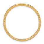 14k 1 1/2 carat Lab Grown Diamond VS/SI+ G+ Complete Circle Chain Slide Pendant - Image 3