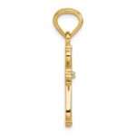 14k Diamond Accented Cross Pendant - Image 2