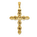14k 1/2 carat Diamond Cross Pendant - Image 3