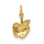 14k Diamond Apple Charm - Image 3