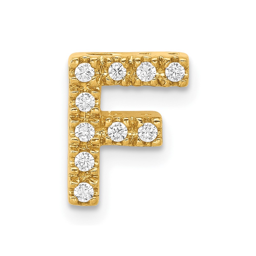 PM5221F-010-1YA.jpg 10K Diamond Letter F Initial Charm - Image 1