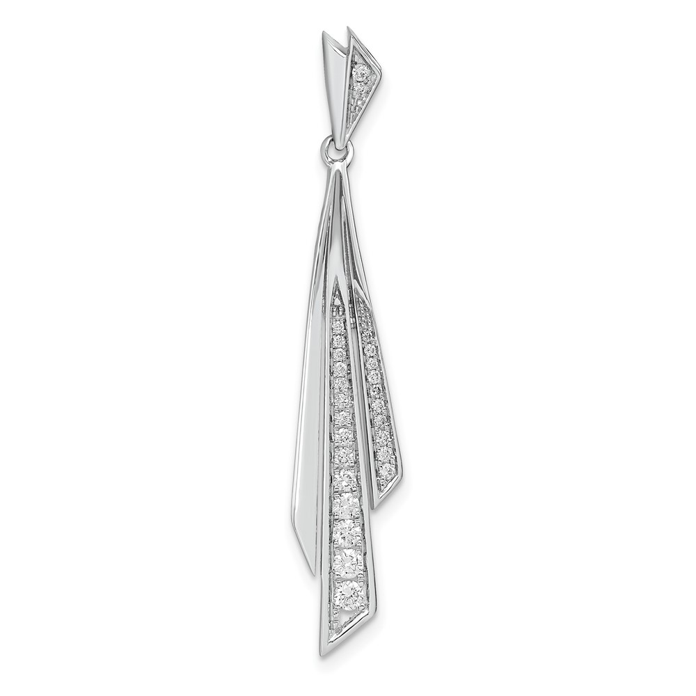 PM6854-025-WA-1.jpg 14k White Gold 1/4 carat Lab Grown Diamond VS/SI+ G+ Fashion Pendant - Image 1