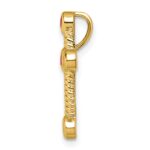 10k Ruby Cross Chain Slide - Image 2