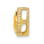 14k 6.5mm Cushion Citrine Beaded Edge Chain Slide - Image 2