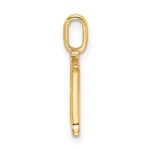 14k Diamond Letter H Initial Pendant - Image 2