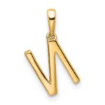 10K Diamond Letter N Initial Pendant - Image 4