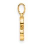 10K Diamond Letter S Initial Pendant - Image 3