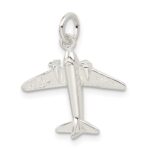Sterling Silver Jet Charm - Image 5