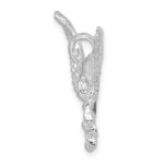 De-Ani Sterling Silver Rhodium-Plated Polished Flying Eagle Pendant - Image 2