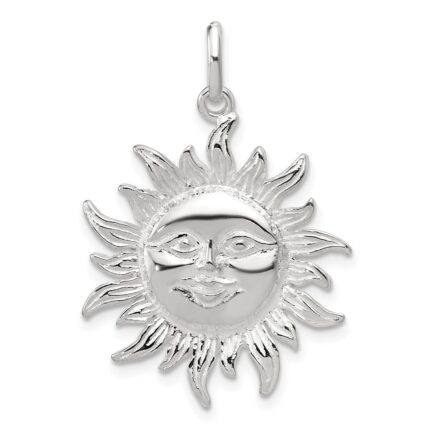 Sterling Silver Sun Pendant