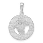 De-Ani Sterling Silver Rhodium-Plated Enameled Traverse City Michigan with Grapes Pendant - Image 4