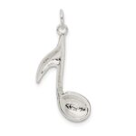 Sterling Silver Music Note Charm - Image 3