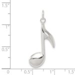 Sterling Silver Music Note Charm - Image 4