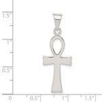 Sterling Silver Ankh Cross Pendant - Image 3