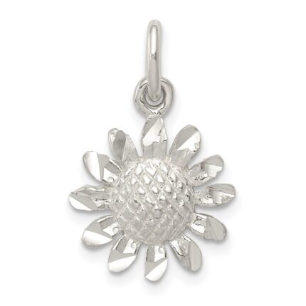 Sterling Silver Floral Charm