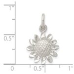 Sterling Silver Floral Charm - Image 3