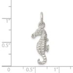 Sterling Silver Seahorse Charm - Image 4