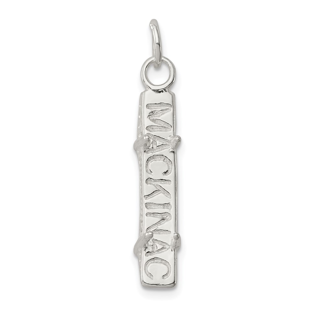 QC219M.jpg Sterling Silver Mackinac Bridge Charm - Image 1