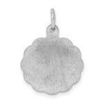 Sterling Silver Rhodium-plated Happy Anniversary Disc Charm - Image 4