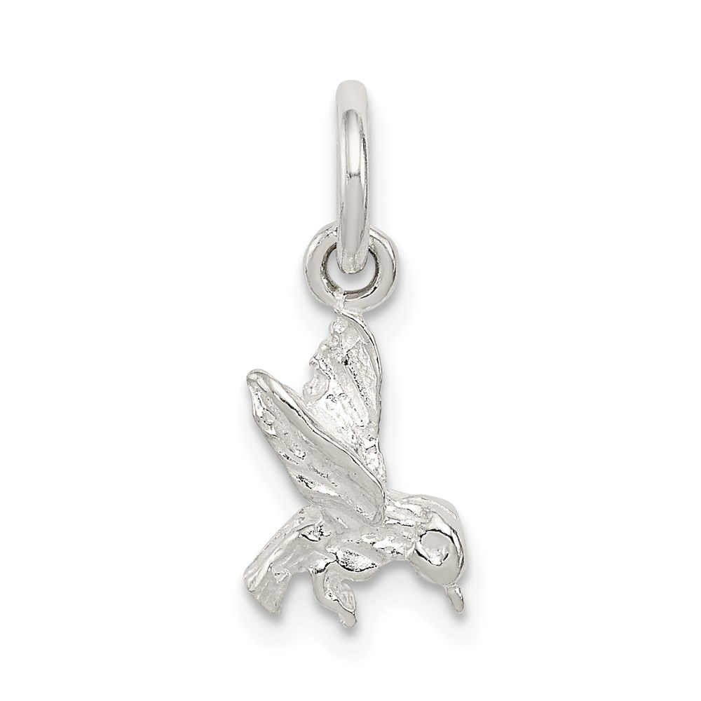 QC2618.jpg Sterling Silver Hummingbird Charm - Image 1