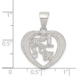 Sterling Silver # 1 Mom Charm - Image 3