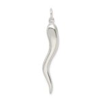 Sterling Silver Italian Horn Pendant - Image 3