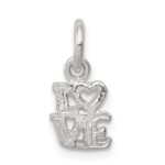 Sterling Silver Love Charm