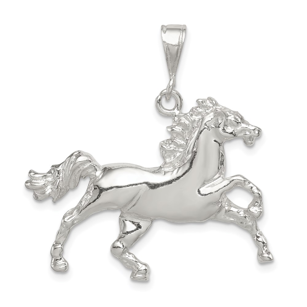 QC2652.jpg Sterling Silver Horse Charm - Image 1