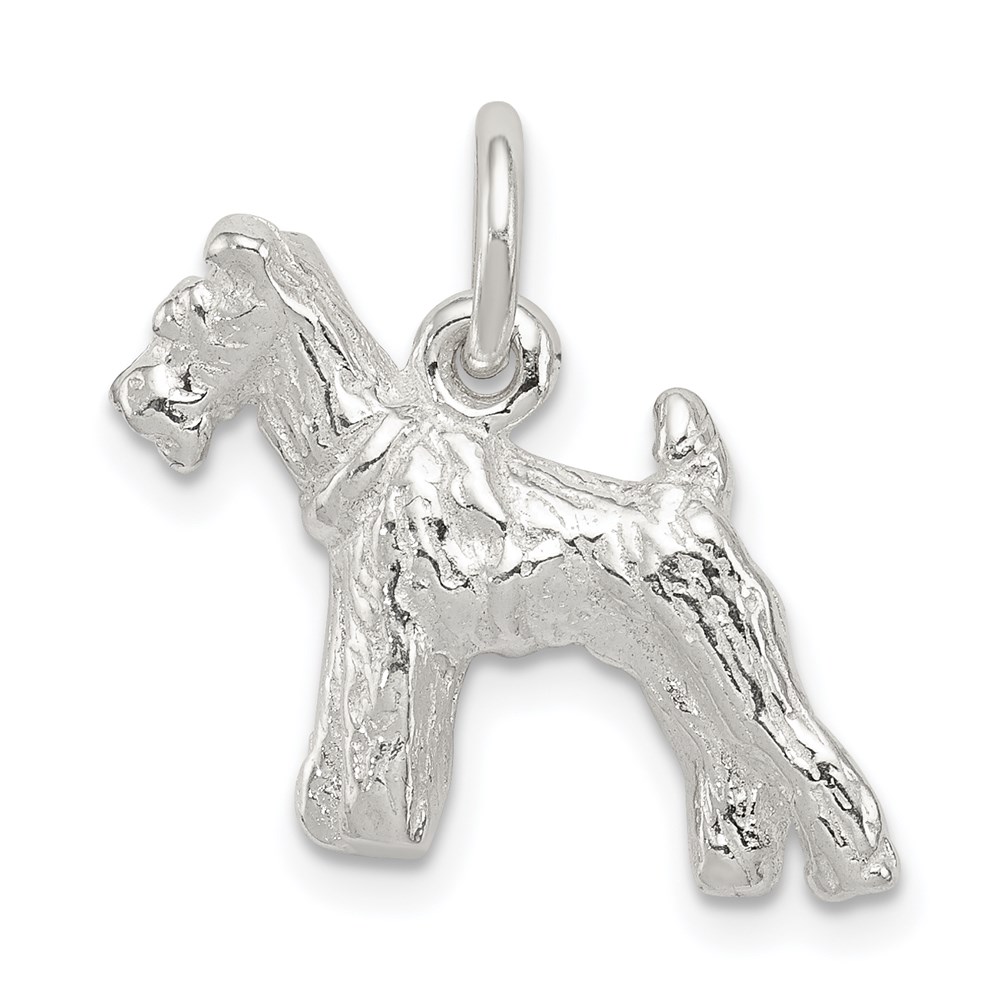 QC2670.jpg Sterling Silver Schnauzer Charm - Image 1