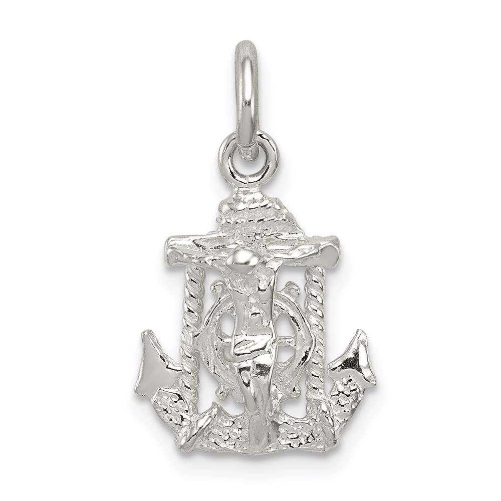 QC2902.jpg Sterling Silver Mariners Cross Charm - Image 1
