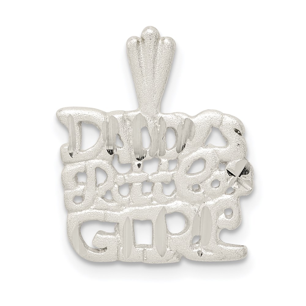 QC3072.jpg Sterling Silver Daddy's Little Girl Charm - Image 1