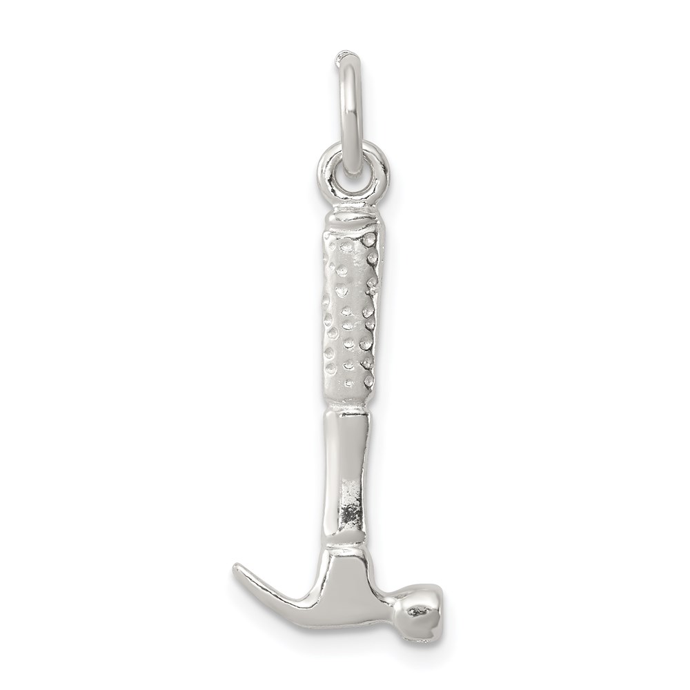 QC3101.jpg Sterling Silver Hammer Charm - Image 1
