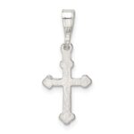 Sterling Silver Budded Cross Charm - Image 4